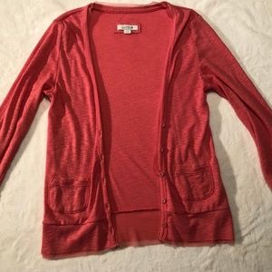 Coral Aerie 3/4 Sleeve Cardigan